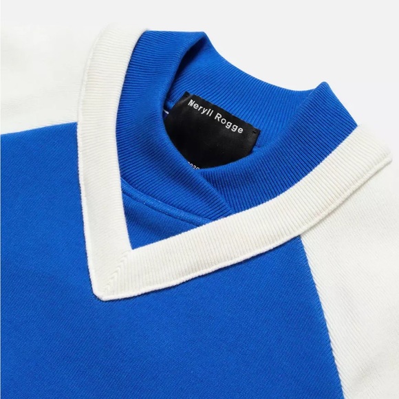 Meryll Rogge Double V-neck Sweatshirt - Picture 2 of 6